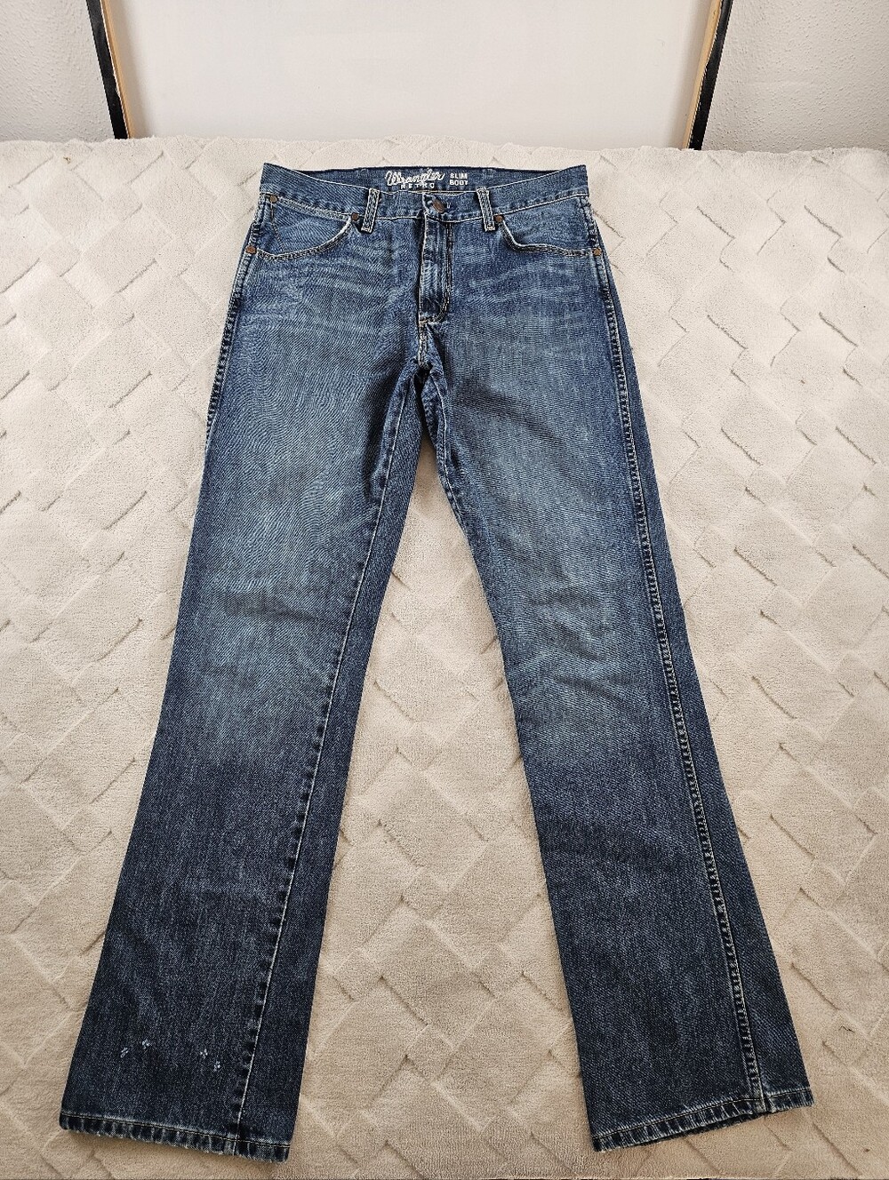 Wrangler Retro Slim Boot Cut Jean Mens 34x36 Western Rodeo Cowboy